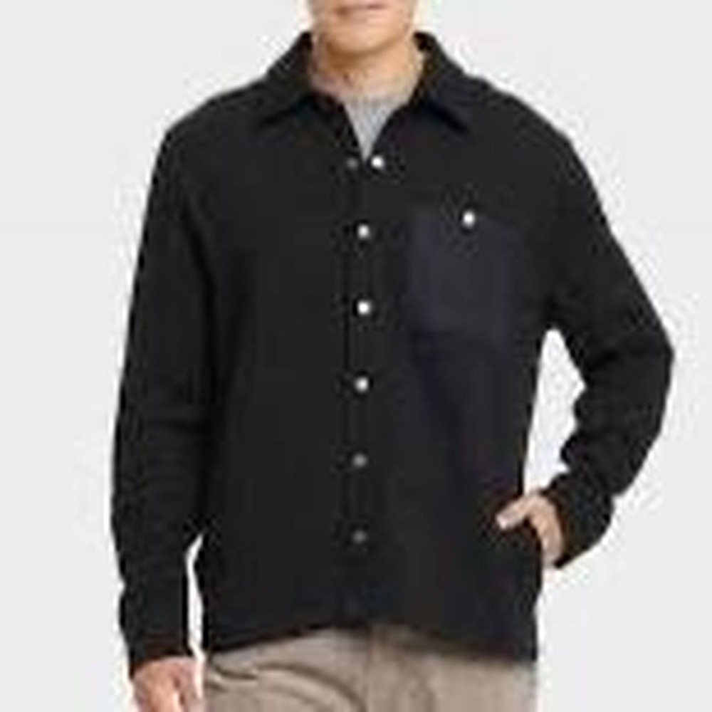 Goodfellow & Co Men's Quilted Knit Shirt Jacket 100% Cotton